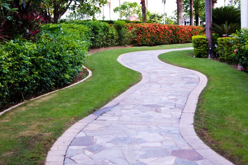 concrete footpath